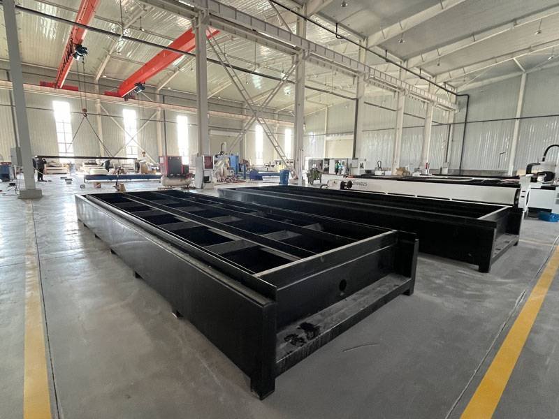 laser cutting machine bed