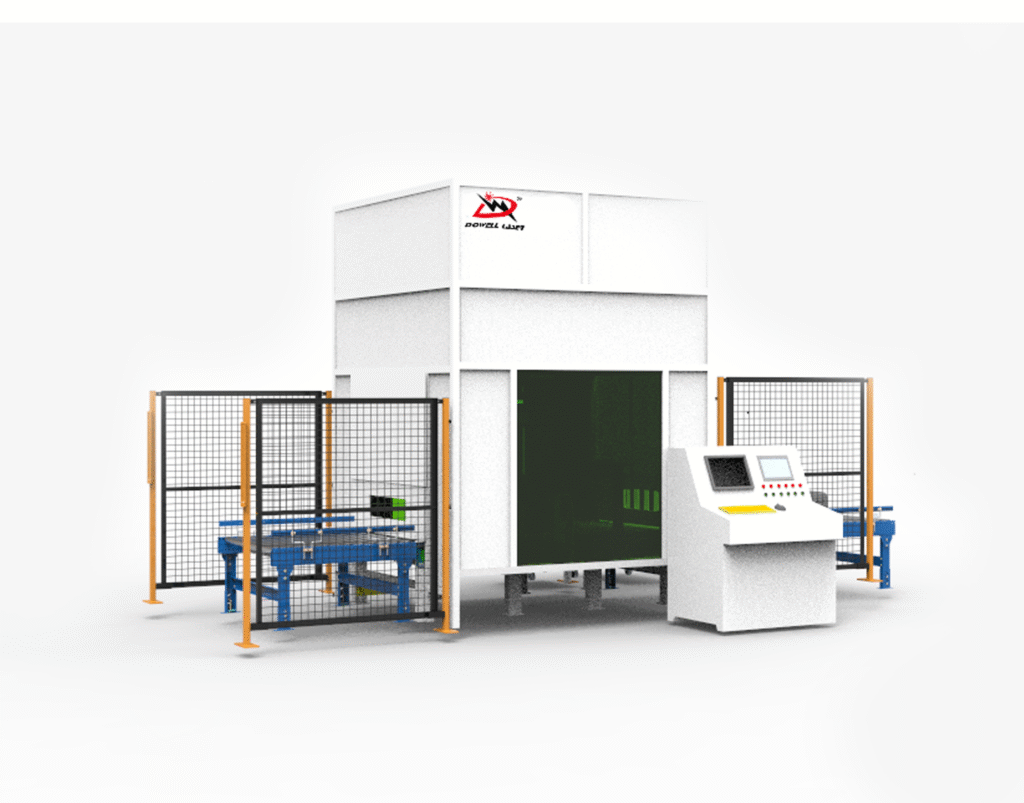 type 2 intelligent workstation for laser cleaning of tire outer walls
