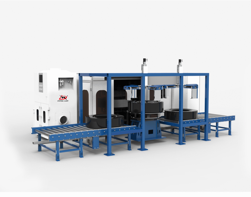 type 3 intelligent workstation for laser cleaning of tire inner wall