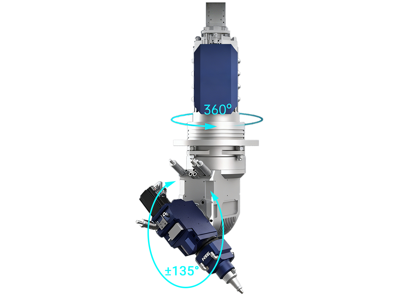 five axis linkage intelligent cutting head