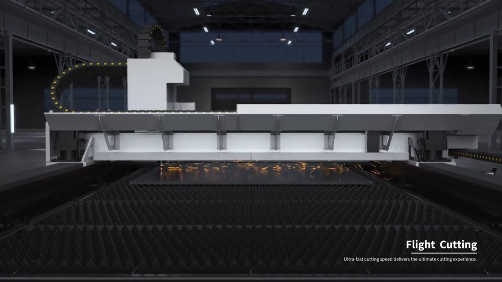 flight laser cutting