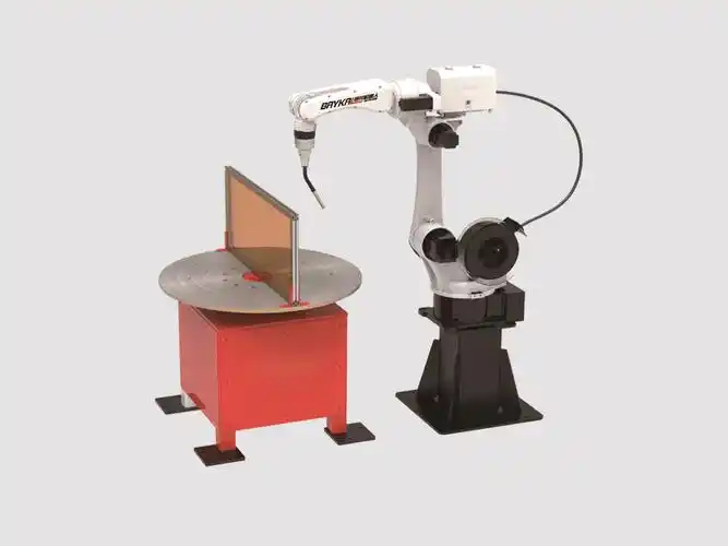 single axis horizontal rotation laser welding robot 1