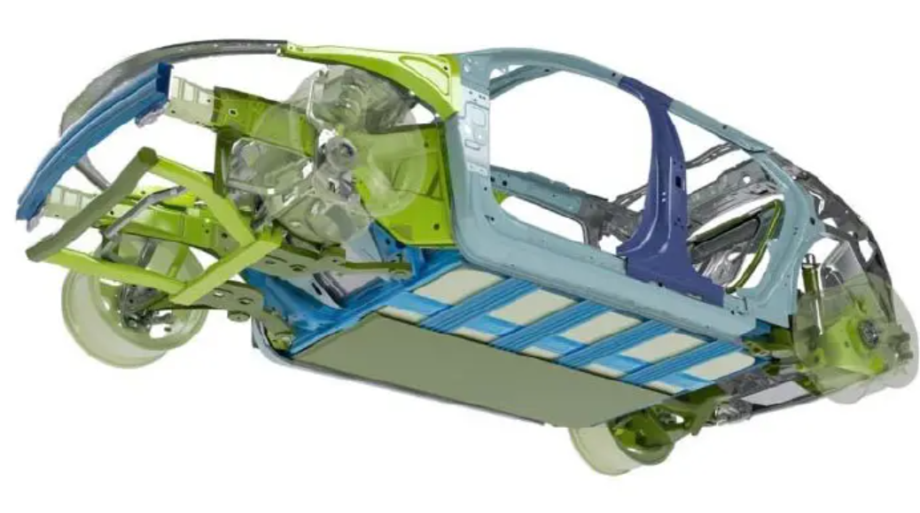 new energy vehicle battery pack tray