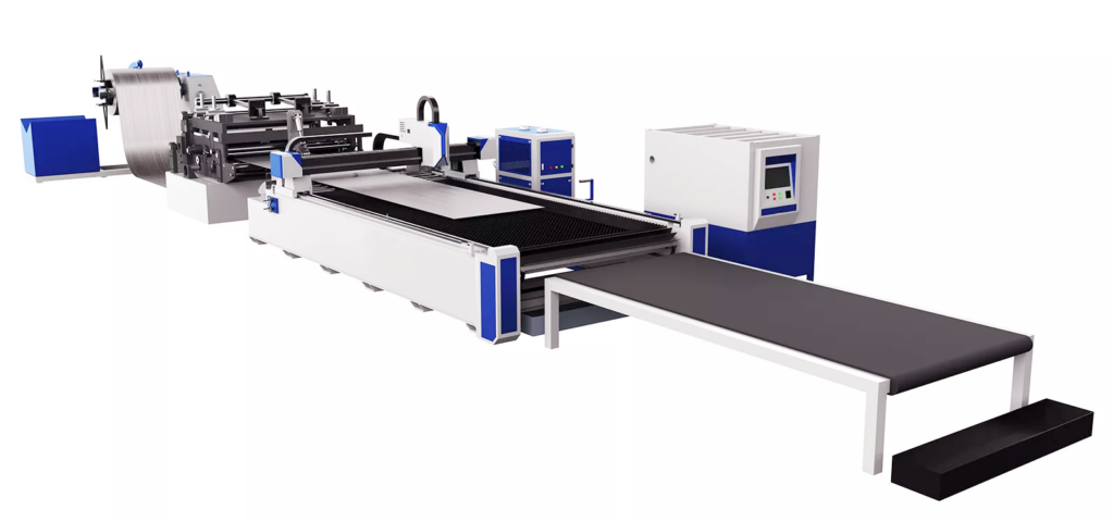 automatic coil flattening laser cutting machine 5