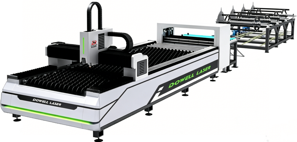 dowell coil flattening laser cutting production line 2