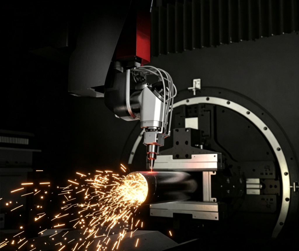 heavy duty laser tube cutting machine